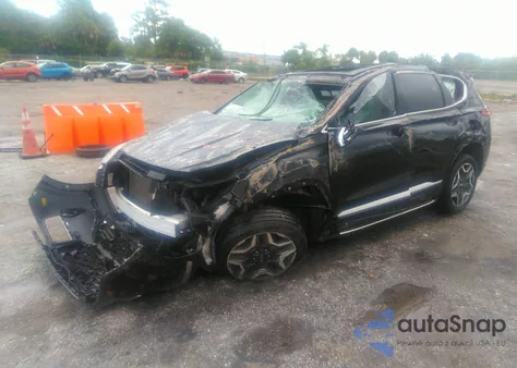 2021 Hyundai Santa Fe Calligraphy from USA, damaged, VIN 5NMS5DAL8MH337709